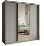 Masseno Schwebet&uuml;renschrank, Graphit, Holzwerkstoff, 9 F&auml;cher, 4 Schubladen,
