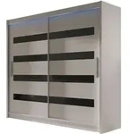 Mirjan24 Kleiderschrank, Kaschmir, Holzwerkstoff, Rechteckig, 180x215x58 cm,