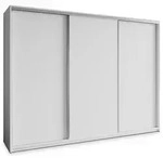 Masseno Schwebet&uuml;renschrank, Wei&szlig;, Nickel, Holzwerkstoff, 9 F&auml;cher, 4...