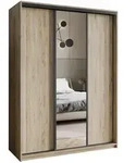 Masseno Schwebet&uuml;renschrank, Sonoma Eiche, Holzwerkstoff, 9 F&auml;cher, 4...