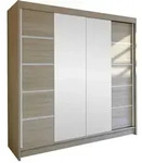 Mirjan24 Schwebet&uuml;renschrank, Kaschmir, Holzwerkstoff, Rechteckig, 180x215x58...