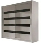 Mirjan24 Kleiderschrank, Kaschmir, Holzwerkstoff, Rechteckig, 180x215x58 cm,