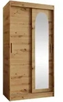 Mirjan24 Schwebet&uuml;renschrank, Eiche Artisan, Holzwerkstoff, Rechteckig,...