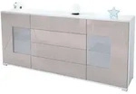 Vladon Sideboard, Sand, Holzwerkstoff, 166.5x75.5x35 cm, Wohnzimmer, Kommoden &