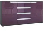 Vladon Sideboard, Brombeere, Holzwerkstoff, 138.5x75.5x35 cm, Wohnzimmer,...