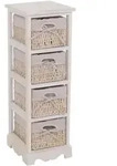 MCW Kommode, Wei&szlig;, Holz, 25x74x28 cm, Wohnzimmer, Kommoden & Sideboards,...