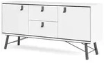 ebuy24 Sideboard, Wei&szlig;, Holzwerkstoff, 150x72x40 cm, Wohnzimmer, Kommoden &