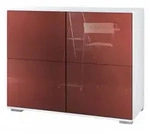Vladon Kommode, Bordeaux, Holzwerkstoff, 92.5x75.5x35 cm, Wohnzimmer, Kommoden &