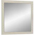 Mid.you Spiegel, Glas, Holzwerkstoff, rechteckig, 80x80x2 cm, FSC Mix, Spiegel,