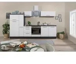 Respekta K&uuml;chenblock Premium 2.0, Wei&szlig;, Eiche, Holzwerkstoff, 3 Schublade(n),1