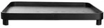 ASA Dekotablett Wood, Schwarz, Holz, Weide, Holzoptik, rechteckig, 36x5.5x45.50...