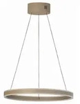 Fischer & Honsel Led-H&auml;ngeleuchte Silvio, Greige, Metall, Glas, rund,rund, 50-180