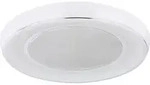 Led, Wei&szlig;, Metall, Rund, 66x9x66 cm, Lampen & Leuchten, LED Beleuchtung,