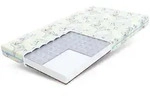 FDM Kindermatratze, Hellgelb, Textil, Animalprint, H2 + H3, F&uuml;llung: Kaltschaum,