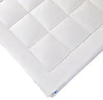Homescapes Matratzentopper, Wei&szlig;, Textil, Rechteckig, 160x200 cm, Oeko-Tex&reg;