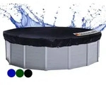 Quick Star Poolabdeckung, Schwarz, Kunststoff, Rund, 560x560 cm, Freizeit, Pools und
