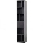 Livetastic Buffet Finca, Schwarz, Holz, Kiefer, massiv, 3 F&auml;cher, 40x210x40 cm,