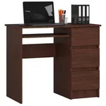 Akord Schreibtisch, Wenge, Holzwerkstoff, Nachbildung, Holz Optik, 1 F&auml;cher, 3