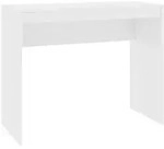 vidaXL Schreibtisch, Wei&szlig;, Holz, Rechteckig, S&auml;ule, 90x72x40 cm, Arbeitszimmer,