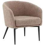 Livetastic Sessel, Braun, Metall, Textil, 83x70x64 cm, Wohnzimmer, Sessel,...