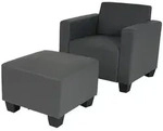 MCW Sessel, Grau, Textil, 82x76x72 cm, Wohnzimmer, Sessel, Polstersessel