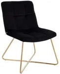 Svita Loungesessel, Schwarz, Metall, 58x82x64 cm, Wohnzimmer, Sessel, Polstersessel