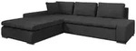 Mirjan24 Ecksofa, Dunkelgrau, Textil, 5-Sitzer, L-Form,Rechteckig, 302x213 cm,
