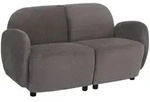 MCW 2Er-Sofa, Creme, Textil, 148x77x79 cm, Wohnzimmer, Sofas & Couches, Sofas,
