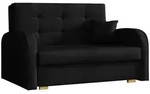 Mirjan24 Schlafsofa, Schwarz, Holz, 2-Sitzer, Rechteckig, 133x85x98 cm,...