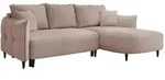 Mirjan24 Ecksofa, Beige, Holz, 5-Sitzer, L-Form,L-Form, 244x165 cm, Wohnzimmer,...