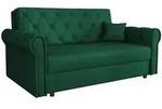 Mirjan24 Schlafsofa, Smaragdgr&uuml;n, Metall, Kiefer, 3-Sitzer, Rechteckig,...