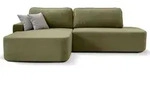 Beautysofa Eckschlafsofa, Gr&uuml;n, Textil, L-Form,L-Form, 269x171 cm, Wohnzimmer,...
