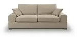Mid.you 3-Sitzer-Sofa, Beige, Holz, F&uuml;llung: Kaltschaum, 221x90x93 cm, FSC Mix,
