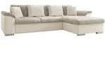 Mirjan24 Ecksofa, Natur, Textil, 5-Sitzer, Ottomane rechts,Rechteckig, 280x160...