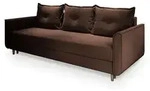Masseno Bettsofa, Braun, Textil, 220x93x87 cm, Wohnzimmer, Sofas & Couches,