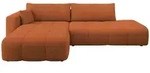 Mirjan24 Ecksofa, Bronze, Kunststoff, 5-Sitzer, Ottomane links,L-Form, 262x145...