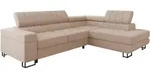 Mirjan24 Ecksofa, Hellrosa, Textil, 5-Sitzer, rechts montierbar,L-Form, 271x203...
