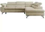 MKS Ecksofa, Beige, Metall, 3-Sitzer, L-Form, 273x208 cm, Oeko-Tex&reg;,...