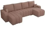 MKS Wohnlandschaft, Rosa, Metall, 5-Sitzer, U-Form, 320x86x147 cm, Wohnzimmer,...