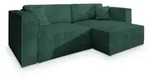 Masseno Ecksofa, Gr&uuml;n, Kunststoff, 3-Sitzer, L-Form,L-Form, 245x148 cm,...