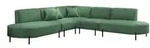 Fun M&ouml;bel Ecksofa, Gr&uuml;n, Textil, U-Form, 303x303 cm, Wohnzimmer, Sofas &...