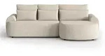 Beautysofa Eckschlafsofa, Beige, Kunststoff, L-Form,L-Form, 266x170 cm,...