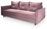 Masseno Bettsofa, Rosa, Textil, 220x93x87 cm, Wohnzimmer, Sofas & Couches,