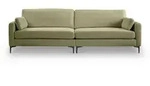 Mid.you Viersitzer-Sofa Venti, Gr&uuml;n, Metall, 4-Sitzer, F&uuml;llung: Kaltschaum,