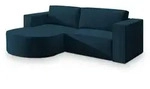 Masseno Ecksofa, Blau, Holz, 4-Sitzer, L-Form,L-Form, 263x174 cm, Wohnzimmer,...