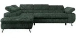 MKS Ecksofa, Gr&uuml;n, Metall, 3-Sitzer, L-Form,L-Form, 273x208 cm, Oeko-Tex&reg;,