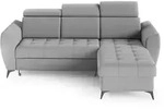 Beautysofa Eckschlafsofa, Hellgrau, Textil, L-Form,L-Form, 235x176 cm,...
