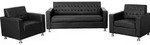 MCW Sofagarnitur, Schwarz, Textil, 89x82x75 cm, Wohnzimmer, Sofas & Couches,