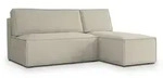 Masseno Ecksofa, Creme, Kunststoff, 3-Sitzer, L-Form,L-Form, 200x140 cm,...