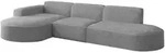 Fun M&ouml;bel Ecksofa, Taupe, Textil, L-Form, 296x165 cm, Wohnzimmer, Sofas &...